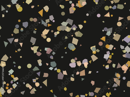 Modern Terrazzo Pattern Colorful Stone Chips Trendy Background
