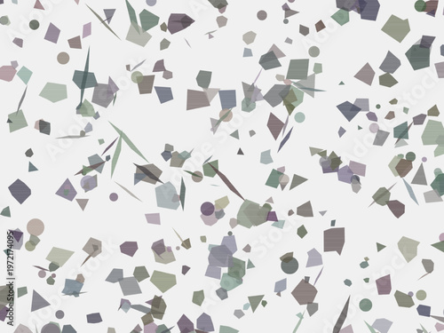 Modern Terrazzo Pattern Colorful Stone Chips Trendy Background