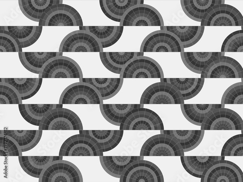 Gatsby Style Decorative Arch Seamless Vintage Design Wallpaper