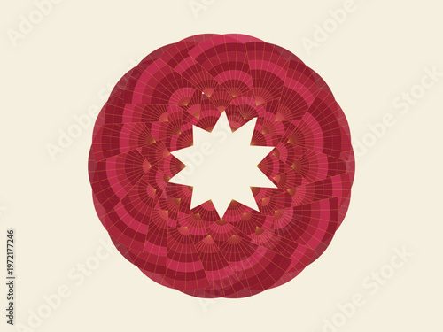 Elegant Art Deco Fan Pattern Gold Geometric Luxury Background