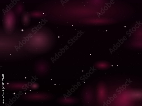Celestial Galaxy Nebula Glowing Stars Deep Space Backdrop
