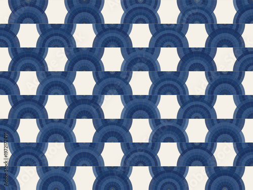 Vintage Art Deco Shell Pattern Sophisticated Glamour Design