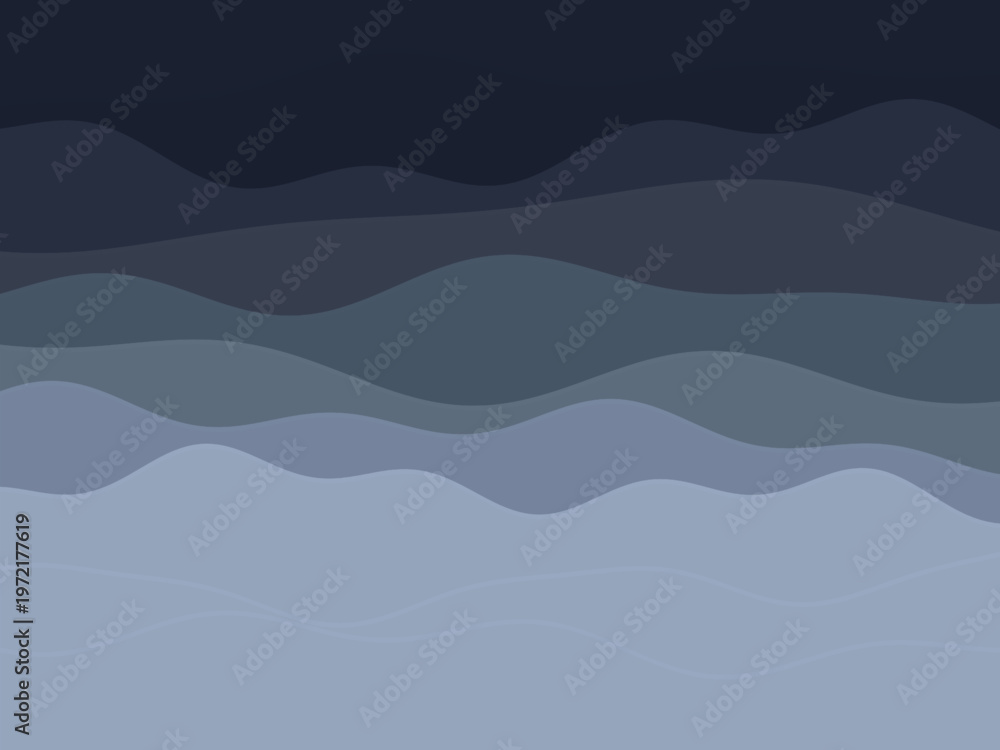 Fototapeta premium Modern Paper Cut Depth Effect Abstract Layered Vector Design