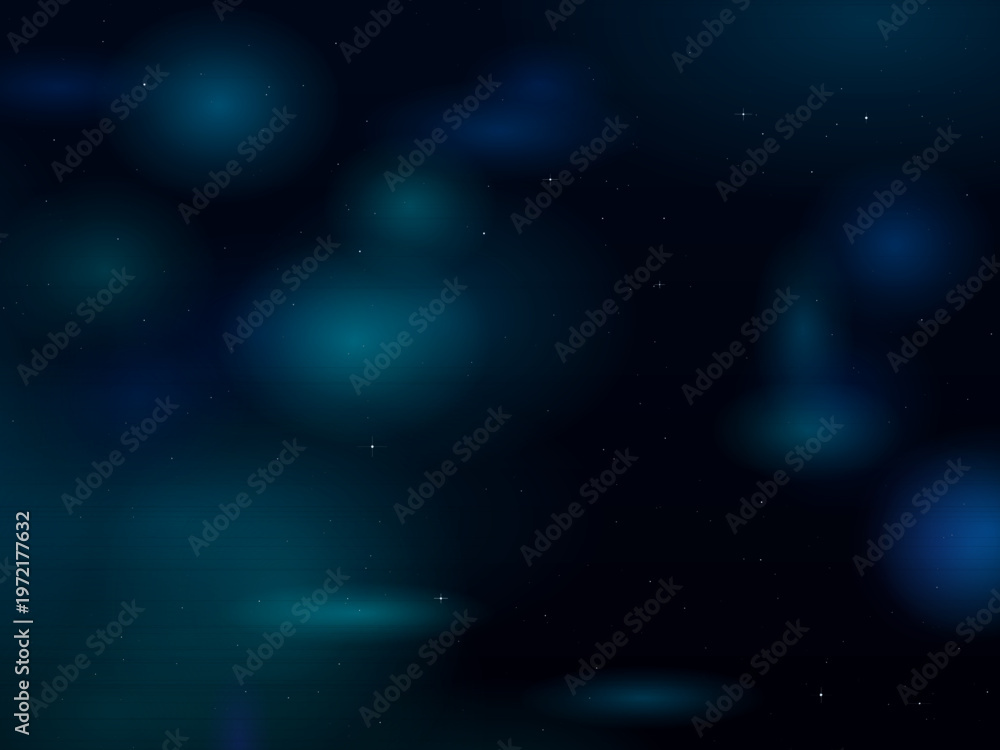 Obraz premium Vibrant Cosmic Dust Cloud Starfield Abstract Space Design