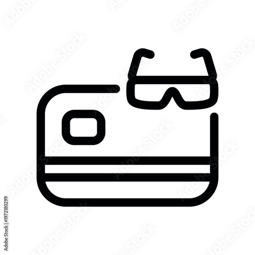 Incognito Credit Card Payment Outline Symbol