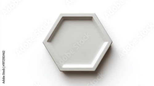 Modern hexagonal ceramic tile showcase soft grey design minimalist kitchen decor
