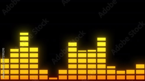 Audio wave visualization on a transparent background, audio waveform spectrum animation,  glowing digital minimalist sound wave animation, Audio Equalizer Background Animation in 4k