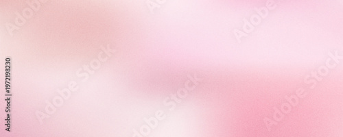 Femine ombre blush gradient seamless bg with noise texture. Delicate soft pink pattern with a pearlescent effect.