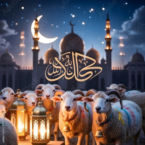 A luxurious Eid ul Adha social media post design