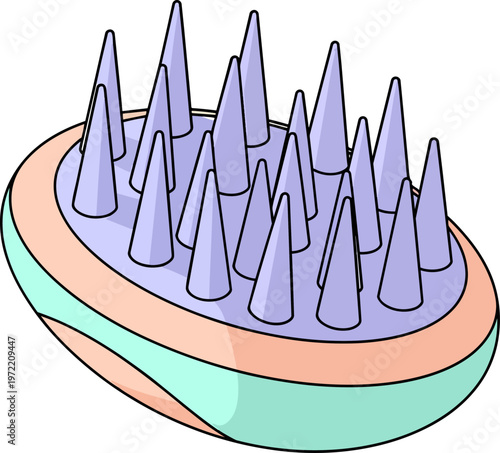 Scalp Massager Shampoo Brush for Hair Care and Head Massage Tool