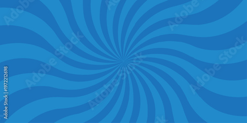 Abstract sunburst pattern blue design. Vintage sunrays illustration swirl grunge backdrop line. sun beam vector banner design and comic burst gradient concept pattern.