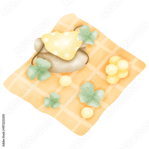 Lucky Garden Clipart – Cute Floral and Nature Illustration Set