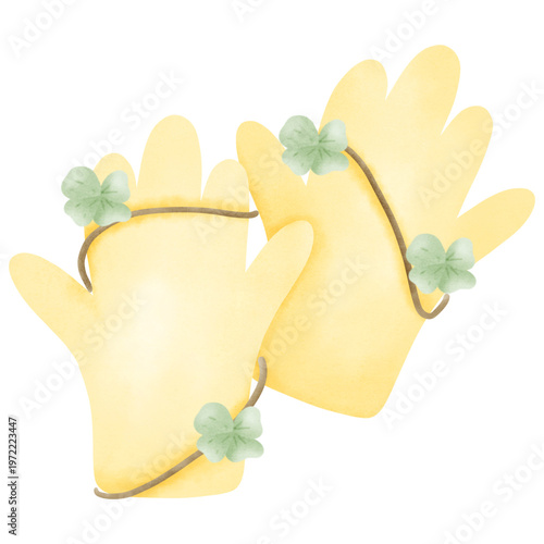 Lucky Garden Clipart – Cute Floral and Nature Illustration Set