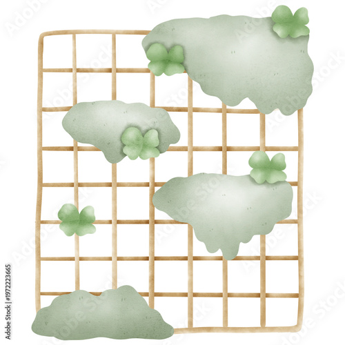 Lucky Garden Clipart – Cute Floral and Nature Illustration Set