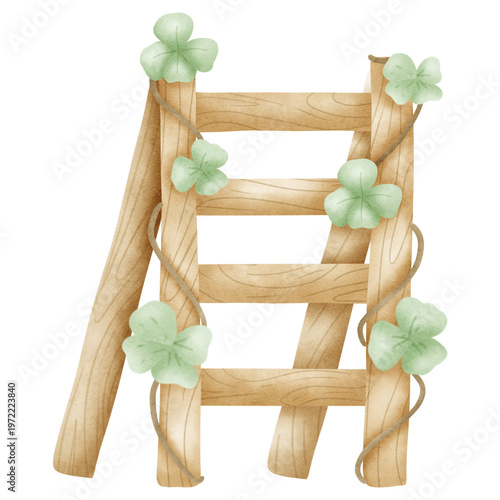 Lucky Garden Clipart – Cute Floral and Nature Illustration Set