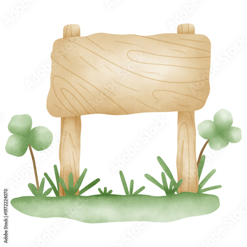 Lucky Garden Clipart – Cute Floral and Nature Illustration Set