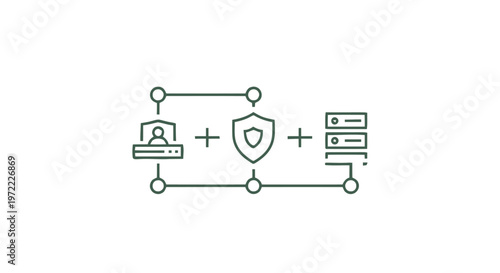 Secure Data Network - Shielding User Access and Server Protection.