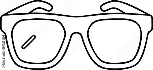 Popular Wayfarer Style Eyeglasses With A Signature Thick Frame Silhouette