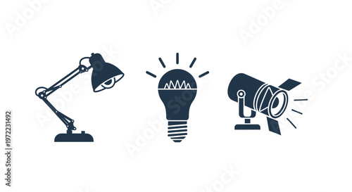 Light Bulb Desk Lamp Spotlight Ideas.