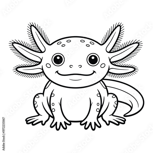 A mischievous bear with a cheerful expression showing off its sharp teeth isolated on white background, Vector