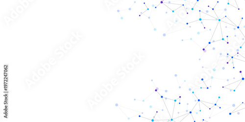 Molecular structure and genetic engineering, molecules DNA, neural network, scientific research. Abstract background for innovation technology, science, healthcare, and medicine