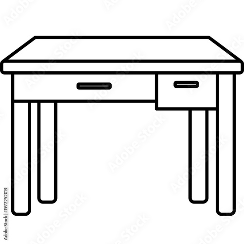 old wooden table