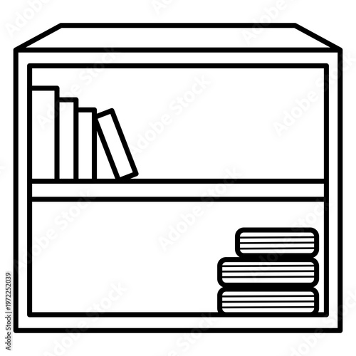 books on shelf