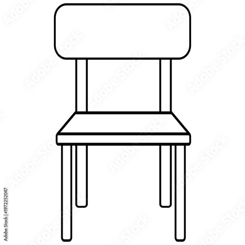 chair on white