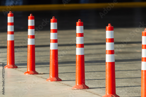 traffic cone on the road