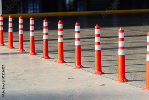 traffic cone on the road