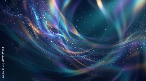 Celestial Symphony: Swirling cosmic energy in a kaleidoscope of ethereal hues, evoking a sense of wonder and the boundless expanse of the universe. 