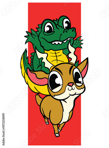 christmas cute monster kaiju for kids background for japan halloween