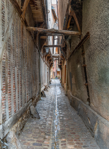 Wallpaper Mural Alleyway in Troyes Torontodigital.ca