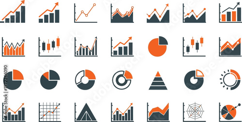 A comprehensive set of business charts and graphs provides a visual overview of financial performance and market dynamics.