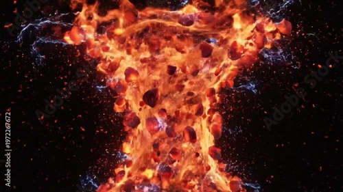 Abstract swirling smoke on black background, ethereal, mysterious, dynamic motion