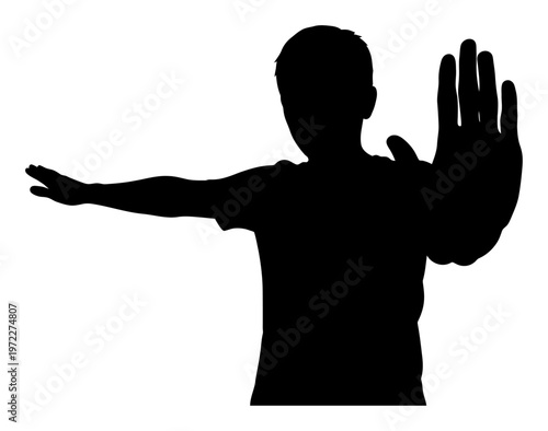 Saying No - Boundary Setting Silhouette