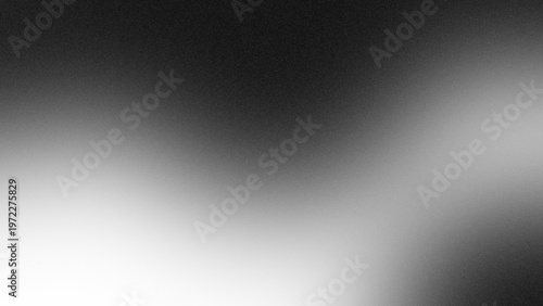 Fotografie Monochrome abstract metallic dark background with noise, texture abstract banner