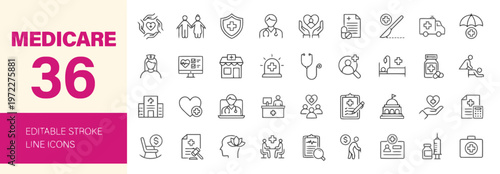 graphic resource Logistics icons, commercial line icons, transportation symbols, 40 piece set isolated on White Background vector EPS