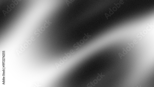 Quadro su tela Monochrome abstract metallic dark background with noise, texture abstract banner