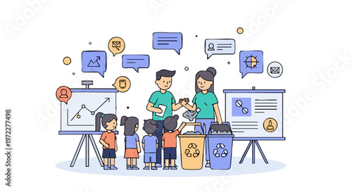 Environmental education and recycling workshop for children