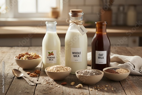 Almond Milk vs Oat Milk vs Whole Milk – Healthy Dairy and Plant-Based Alternatives