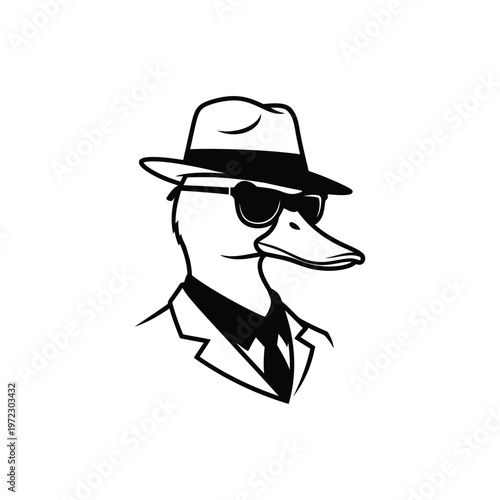 Detective Duck with Hat
