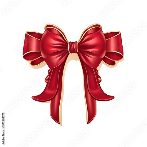 Sophisticated Ribbon Ornament Icon Vector Design