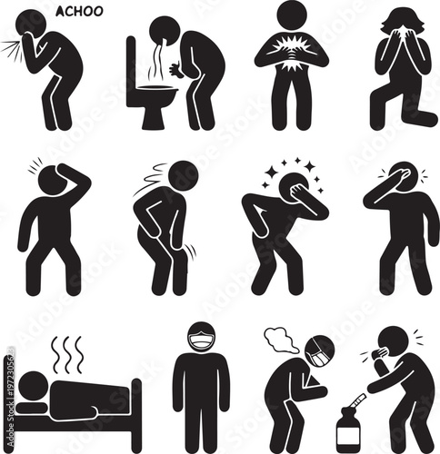 Common symptoms and reactions during seasonal allergies and illness