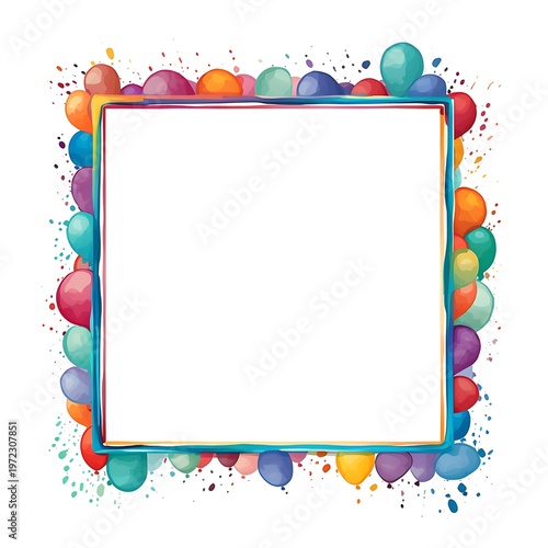 Modern Frame Vector Design Isolated Top View