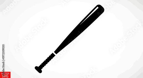 Baseball Bat Silhouette Icon