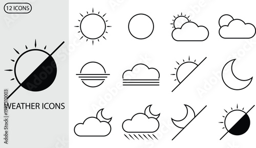 Weather icon. weather modern simple icon. 