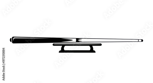 Billiard Cue Stick on a Stand, Sports Equipment, Game Accessory
