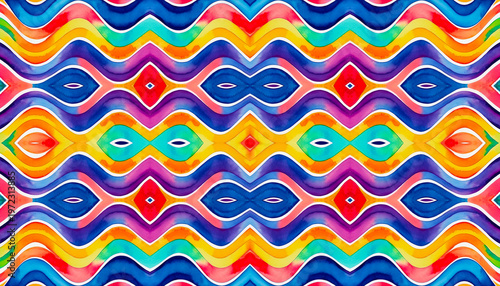 Bright multicolor background with colorful abstract pattern
