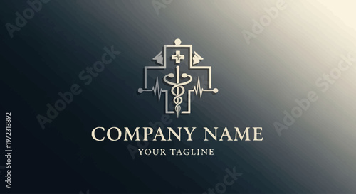 Modern company logo template design.
